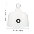 thumbnail image 2 of 1 Pc Glass Cake Bread Display Cover Dessert Cloche Practical Dish Cover, 2 of 9