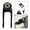 6 Inch, variant on Wheelchair Front Fork Thickened ABS Wheelchair Accessories Replacement Feet for Wheelchairs Folding s Solid Wheels Elder - 8 Inch , Bearing Hole Diameter 1.2cm 0.47inch