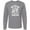AC-Heather Grey, variant on Old Man Tractor Long Sleeve T-Shirt