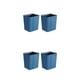 thumbnail image 2 of Naiovety Cubo de basura de oficina de 2 piezas Cubo de basura Cubo de basura Azul M 2Conjunto, 2 of 6