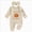 A102-Newborn Bodysuit-Beige, variant on Newborn Preemie My First Halloween Baby Girl Outfit Mamas Long Sleeve Romper Jumpsuit Girl Outfits Clothes Boys And Girls Baby Romper Pajamas Crawling Clothes