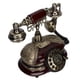 thumbnail image 4 of Teléfono Europeo Antiguo, Línea Fija Retro Clásica, Dial Giratorio, Respuesta De Una Tecla, Exquisito Para La Decoración De La Barra De La Sala De Estar YLSHRF Otros, 4 of 8