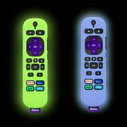 Remote Cover Replacement for New TCL TV Roku Express 4K+ 2021 Release Voice Remote Control, 2-Pack Silicone Protective
