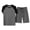 Gray, variant on Kureaily Mens Summer Home Wear Casual Pajamas Home Set Mens Pajamas Set Shorts