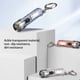 thumbnail image 4 of Advancent Mini llavero linterna impermeable ajustable llavero antorcha iluminación de emergencia portátil llavero luz aleación de aluminio carpas Blanco, 4 of 6
