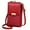 Red, variant on SHELLTON Lightweight Crossbody Phone Bag for Women, Small Shoulder Bag Cell Phone Wallet Purses and Handbags with Credit Card Slots Fits for iPhone 11 Pro Max XR XS X Galaxy Huawei, Pink