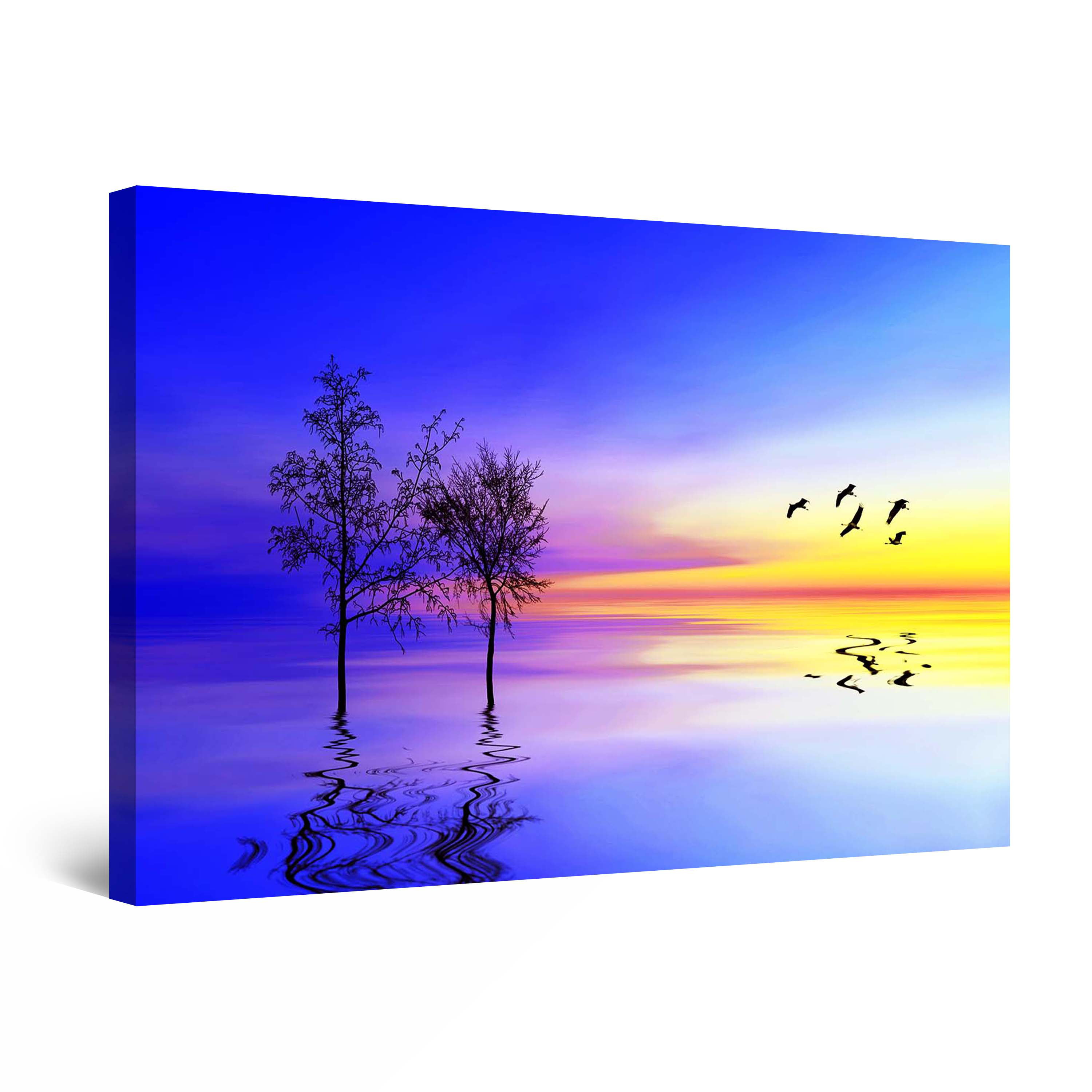 Details about   SUNSET WINDOWS PICTURE PRINT ON FRAMED CANVAS WALL ART PAINTING DECORATION 