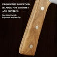 thumbnail image 4 of 7.3-inch Chinese Bone Cleaver - Heavy Duty Butcher Knife Meat Chopper with Nature Wooden Handle, Perfect for Home Kitchen Use$$Home Decor, Kitchen, & Other, 4 of 8