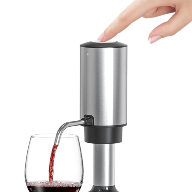 Aireador de Vino Eléctrico, Decantador de Vino Automático, Dispensador de Vino con USB para Amantes del Vino y Uso Personal.