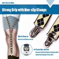 thumbnail image 3 of HSHDLDF Y-Style Shirt Stays Men Non-Slip Locking Clamps Adjustable Elastic Straps, 3 of 7