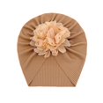 thumbnail image 1 of Baby Hat Threaded Bronzing Flower Breathable Newborn Infant Beanie Cap Headwrap Gift for Toddler, 1 of 10