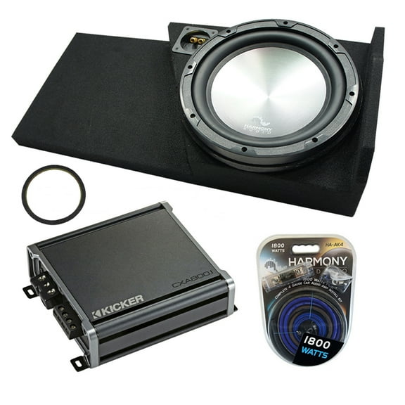 2014-2018 Chevy Silverado Double Cab Harmony HA-A102 Single 10 Sub Box CXA800.1