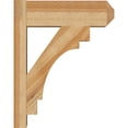 thumbnail image 3 of Ekena Millwork 6"W x 16"D x 20"H Merced Rough Sawn Craftsman Outlooker, Western Red Cedar, 3 of 4