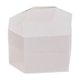 thumbnail image 3 of Elegante caja para anillos de compromiso iluminada, portátil, con diseño de corazón de terciopelo. Blanco, 3 of 9