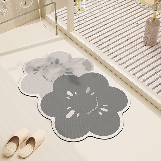 onlyliua Ofertas Flash Alfombrillas Absorbentes En Agua para Baño de Diatomita, Alfombrillas Antideslizantes para La Puerta Del Baño, Alfombrillas de Secado Rápido para Inodoro y El Lavabo