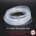 thumbnail image 2 of 10m/3.28ft Luz lateral del coche de fibra óptica Resplandor 12v 1w Iluminación LED impermeable Tubo de fibra óptica Atmósfera interior del coche Luces de tira de neón 3mm, 2 of 5