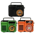 thumbnail image 2 of Nouveau Haut-Parleur de Téléphone Audio Bluetooth AM/FM/WB Manivelle Solaire Extérieur Charge d'Urgence, 2 of 2