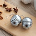 thumbnail image 3 of 4Pcs Spice Ball For Cooking, Seasoning Ball , Spice Infuser, Tea Ball Filter, With Extended Chain Hook For Enhancing Soups, Stews, Cider, Wine, 3 of 7