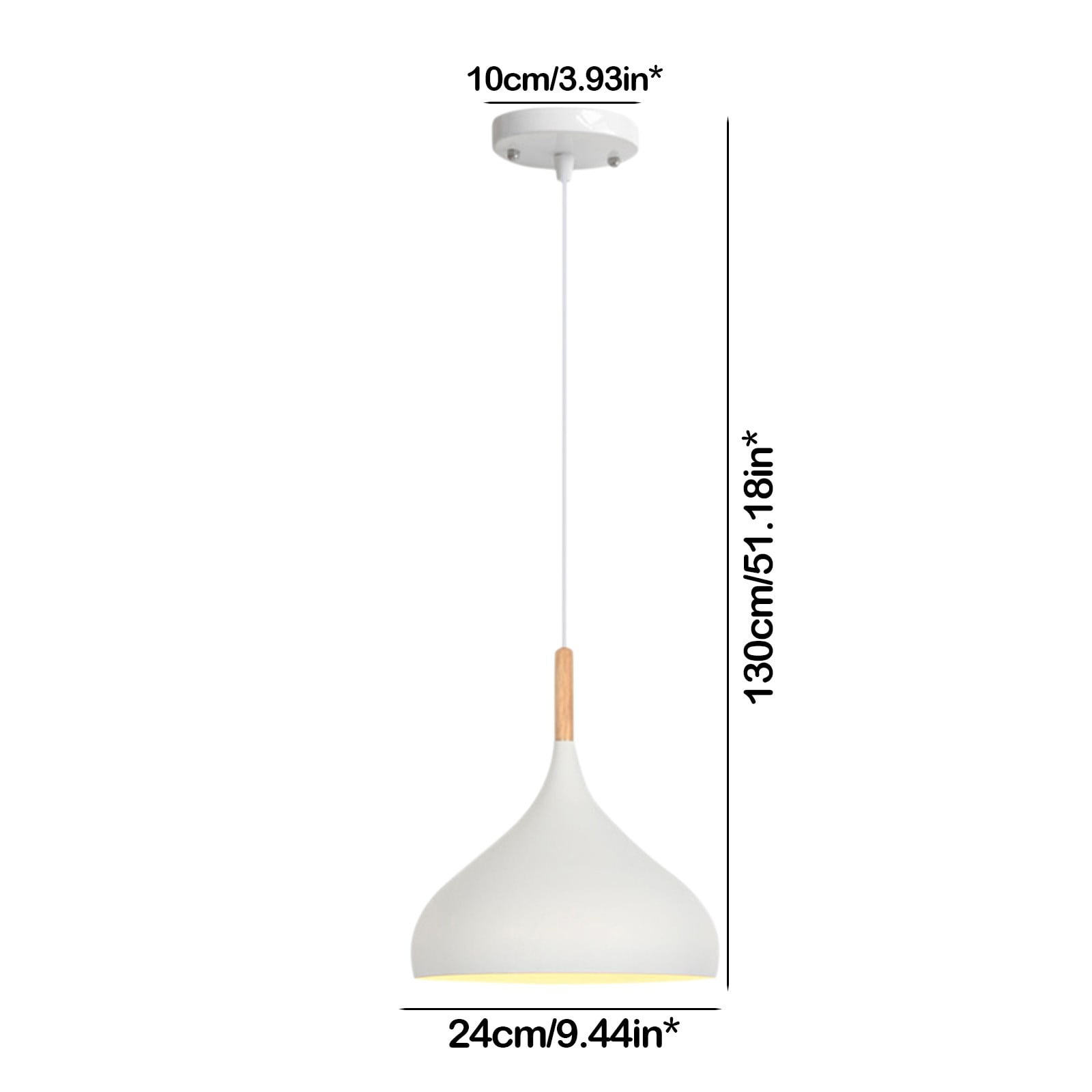 XMMSWDLA Pendant Lighting Vintage Industrial Fixtures, Metal Farmhouse Lights, Ceiling Lamp for Kitchen Home Island Dining Room Bedroom, 51*9.44 inches