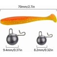 thumbnail image 2 of Fishing Soft Lures Set (25PCS) - Artificial Baits for Freshwater & Saltwater Fishing, 2 of 4