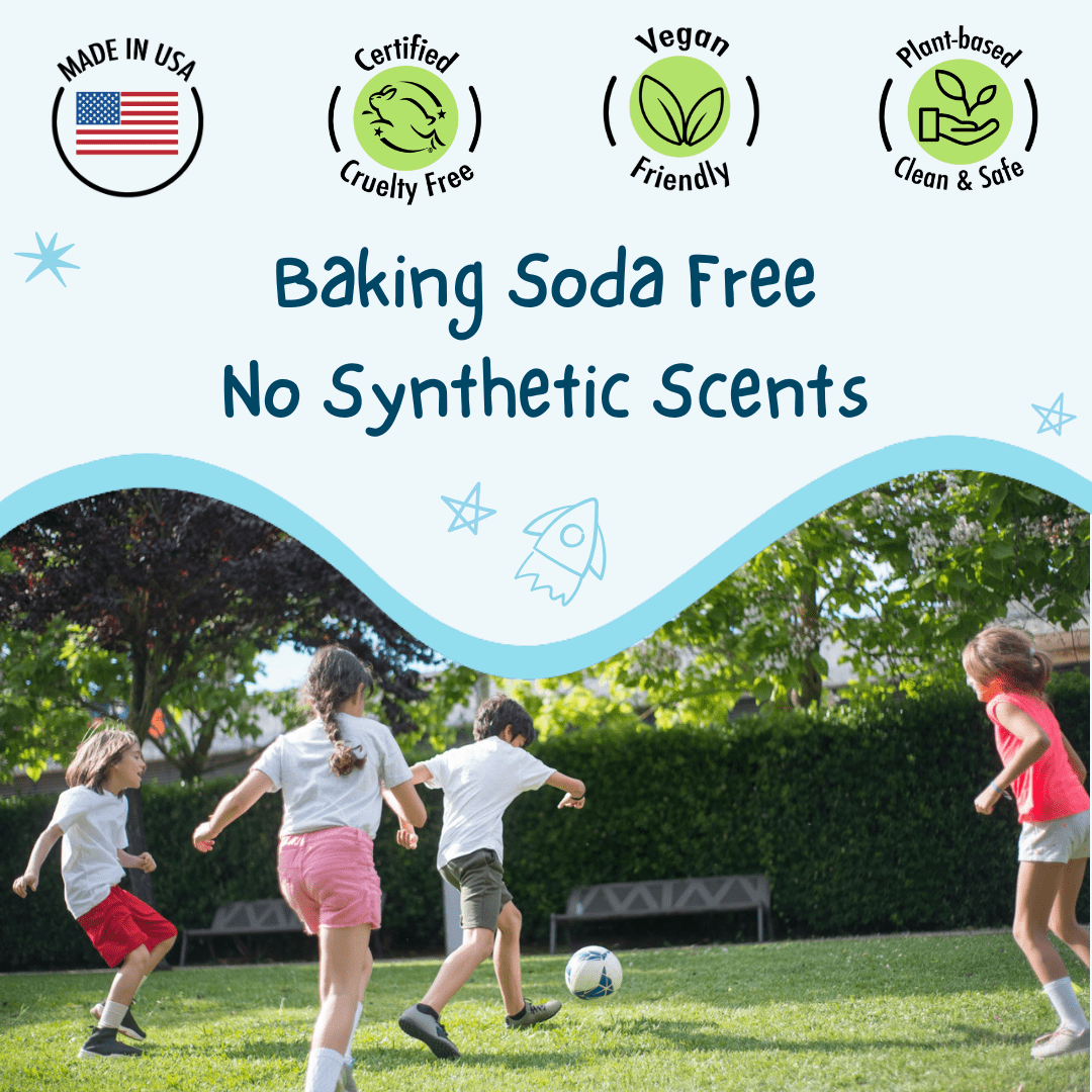 MONA Unscented Natural Deodorant for Kids & Teens, Hypoallergenic, Vegan, Safe for Sensitive Skin, 1.76 oz