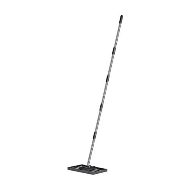 Maytalsory Lawn Leveling Rake Stainless Steel Lawn Tool Leveling for Garden Pasture 5 Section Short Rod 43.5x25cm