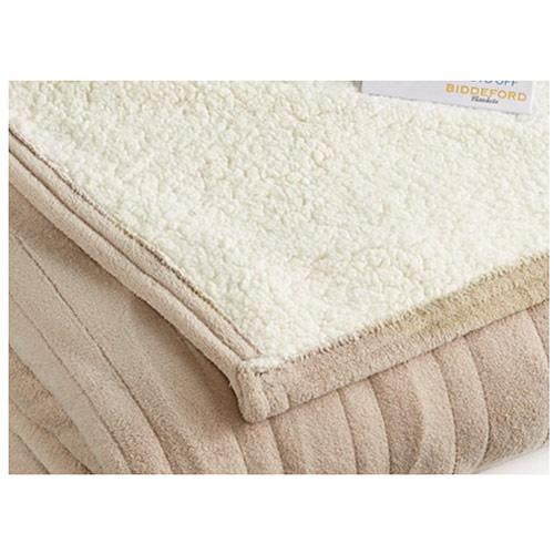 biddeford microplush sherpa electric heated blanket