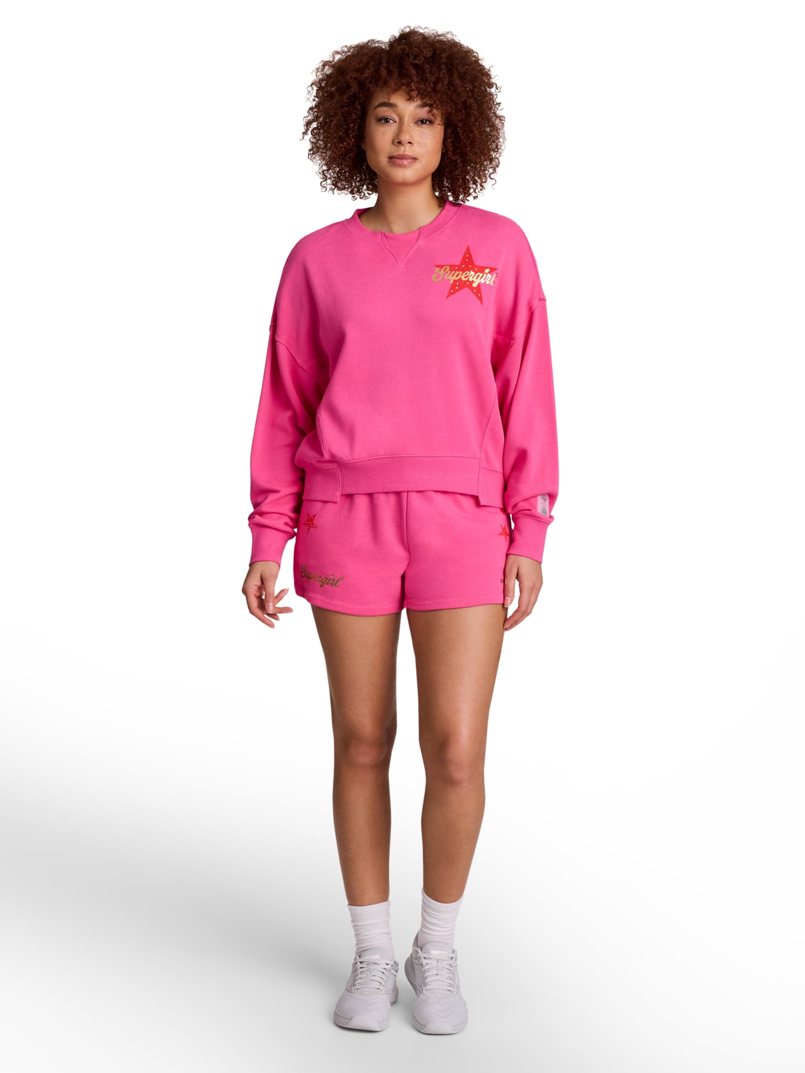 Reebok Women's Supergirl Graphic Sweatshirt, Sizes XS-XXL