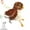 Cuckoo, variant on Homieway Large Interactive Chirping Bird Cat Toy, Flapping Wings Hanging Cat Toy, USB Rechargeable Electric Sparrow Shaking Bird for Indoor Cats, Brown