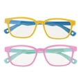 thumbnail image 1 of Gafas de filtro de luz azul Macarena Gafas para niños Anti luz azul Rosa + Amarillo, 1 of 8