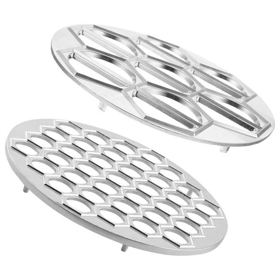 Masteelf  2 Pcs Russian Dumpling Maker Pierogi Electric Automatic Silver