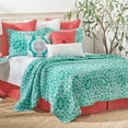 thumbnail image 2 of Madison Aqua Twin 2 Piece Quilt Set, 2 of 8