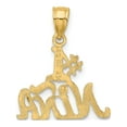 thumbnail image 3 of 14K 1 NINA Charm Yellow Gold Polished Dazzling Sculptural Luxury Celebrate milestones with style and brilliance, 3 of 4