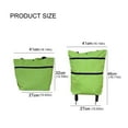 thumbnail image 3 of Foldable Hand Truck Waterproof Oxford Fabric Foldable Cart With Large Capacity For Shopping Camping Moving, 3 of 8