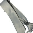 thumbnail image 3 of Cravate Étroite Rétro pour Hommes et Garçons, Cravate Fine Pratique, Cravate à Cordon pour Mariage, Fête, Boîte de Nuit, Marié, Robe de Fête Argentée, 3 of 6