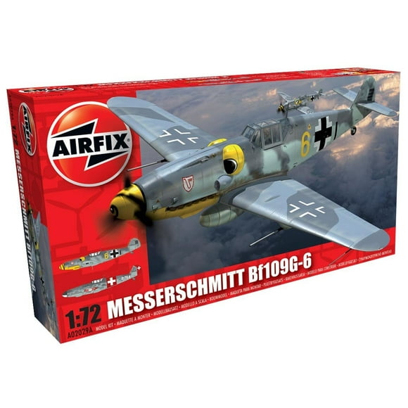 Airfix Messerschmitt Bf109G-6 1:72 Scale Airplane Plastic Model Kit A02029A