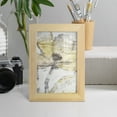 thumbnail image 5 of Une Fleur II - Framed Print w/glass - Natural Wood, 5 of 8
