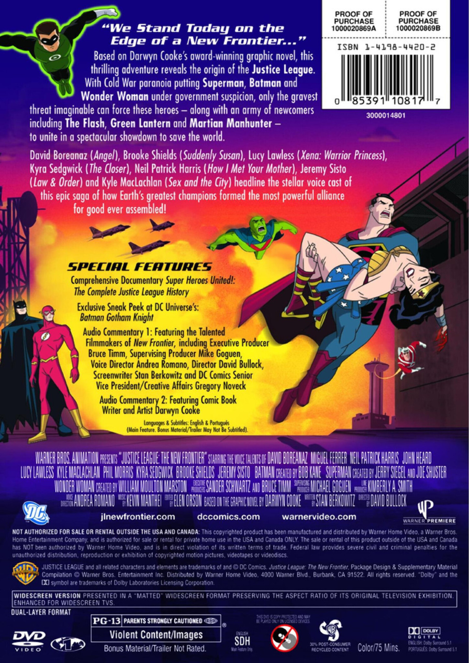 Justice League: The New Frontier ( (DVD)) - image 2 of 2
