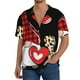 thumbnail image 1 of Fotbe Love Gnomes Camisa Estampada de Manga Corta para Hombre, Casual de Verano, Estilo Playero, Sin Arrugas-Small, 1 of 5
