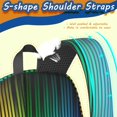 thumbnail image 5 of 17 Inch Lightweight Backpack,PVC Waterproof Oxford Fabric, Ergonomically Designed, with Large Capacity, Vibrant Rainbow Print, 5 of 5