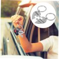 thumbnail image 3 of CHICHUMID 2 Pcs Cute Car Key Chain Stainless Steel Design for Daily Use, 3 of 8