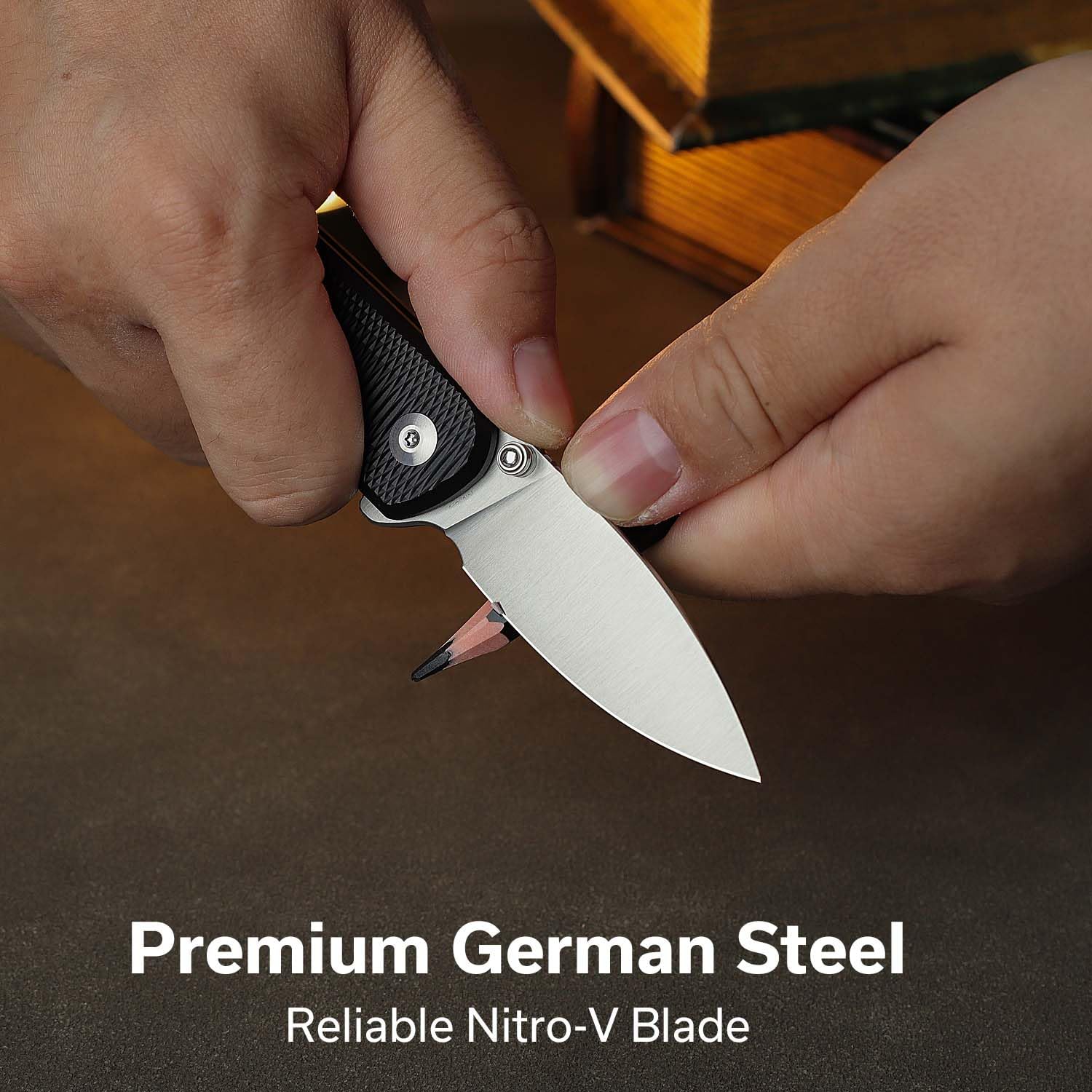 CIVIVI Mini Shakan Pocket Folding Knife with 2.48" Nitro-V Blade C20052F-1