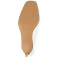 thumbnail image 6 of Journee Womens Monalee Square Toe Mid Heel Pumps, Widths Available, 6 of 10