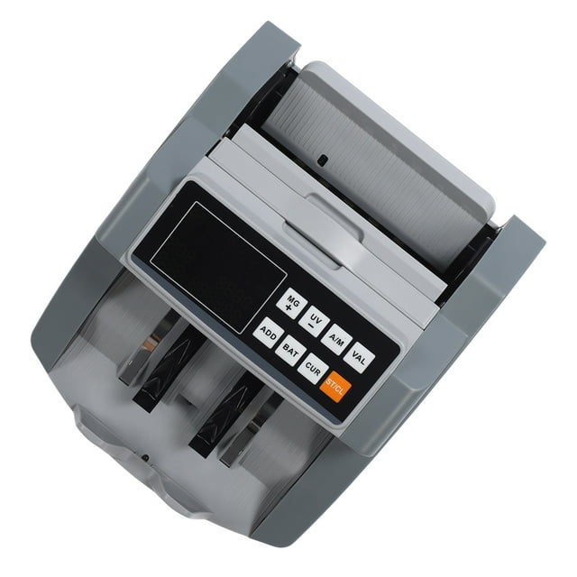 Compteur d'Argent, 1000 Billets par min, Haute Vitesse, Modes Multiples, Compteur d'Argent avec Détection de Contrefaçon MG IR, Écran LCD, Machine de Comptage de Billets pour RMB, Dollar, Euro