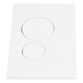 thumbnail image 3 of Water  Panel, Double Switch Glossy Squared Convenient Installation ABS Toilet Water  Panel With  Columns For Bathroom, 3 of 8