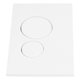 thumbnail image 5 of Panel Del Tanque De Agua, Instalación Conveniente Panel Del Tanque De Agua Del Inodoro Interruptor Doble Brillante ABS Blanco Para Baño, 5 of 8