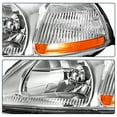 thumbnail image 4 of For 19961997 1998 Honda Civic EK EJ Chrome Headlights Assembly Headlamps L+R, 4 of 14