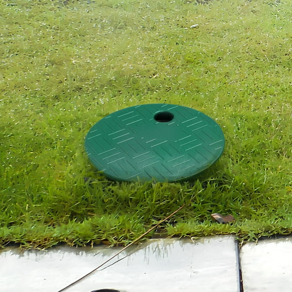 LITINKIMI 4 Pcs Sprinkler Cap Round Waterproof Cover Green For Irrigation System Maintenance