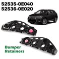 thumbnail image 2 of 52535-0E040, 52536-0E020 Bumper Retainers Brackets Front Left & Right Side for LEXUS RX350 2013-2015, 2 of 5