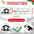 thumbnail image 2 of Letrero navideño Funtery Jesus Is The Reason, 300 x 50 cm, 2 of 7